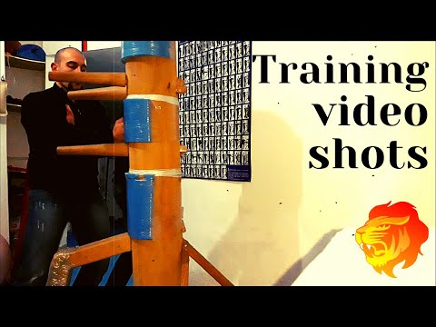 TRAINING VIDEO SHOTS | WOODEN DUMMY MOOK JONG | STICKING HANDS CHI SAO | SIU LIM TAO FORM