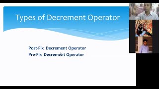 Pre-fix Decrement Operator with Examples in C++: By Assistant Professor Muhammad Shahzad