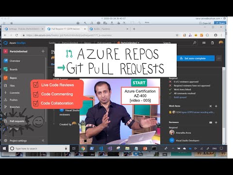 Az400 v5 - Git PULL REQUESTS in Azure Repos BONUS Branch Policies, #AzureDevOps | #DevOps | #AZ400