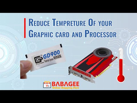 Gd900 Thermal Paste For Graphic Card & Processor Amazing Tempreture Reduce  Gamming overcloking