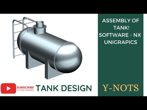 ASSEMBLY OF TANK. #DESIGN #TANK_ASSEMBLY #CAD #NX
