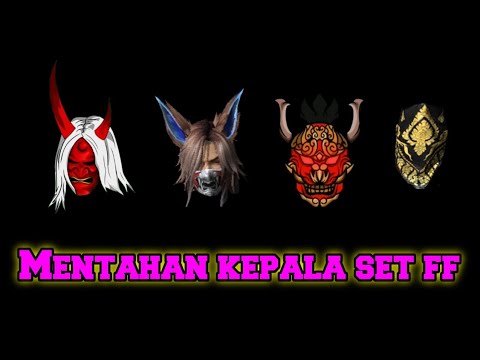 Kumpulan topeng set ff||topeng kepala Budi 01 gaming