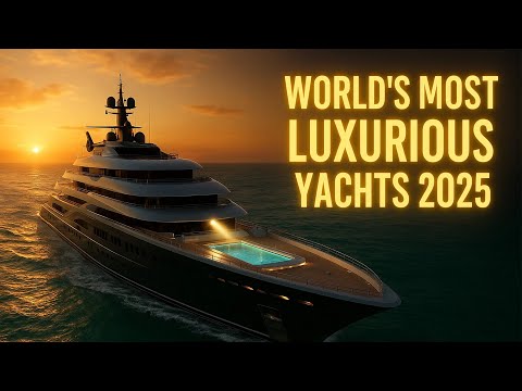 Most Luxurious Yachts in the World 2025 | Billionaire Floating Palaces