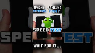 ⚡️☠️IPHONE 16 PRO MAX VS Z FOLD 7 SPEED TEST!!⚡️