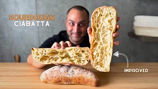 Sourdough Ciabatta (Improved Recipe)