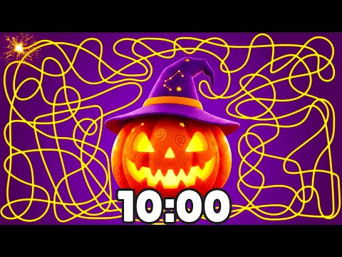 10 Minute [HALLOWEEN] Pumpkin Timer 🎃💥 | Spooky Music Countdown