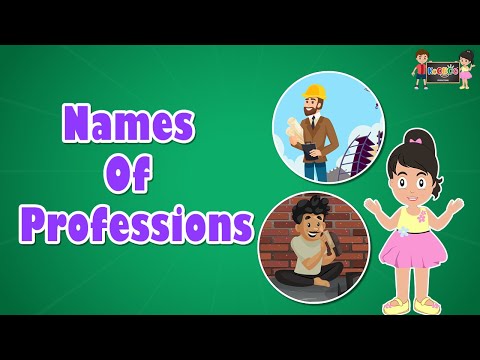 Names of Profession | Learn Name of Profession | KooBoo | Occupation | English Kids Learning