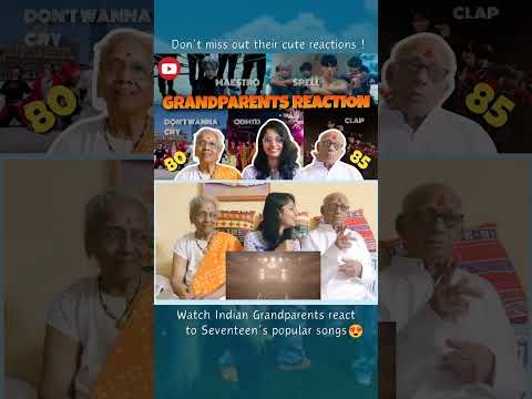 Discover the '흥' of Korea as my Indian grandparents react to Seventeen's hits🤩🎙️ #KInfluencerAcademy