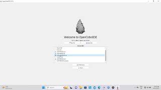 A tiny peek into the OpenCobol IDE