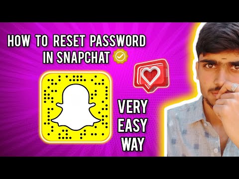 SNAPCHAT ಪಾಸ್ವರ್ಡ್ ಅನ್ನು ಮರುಹೊಂದಿಸುವುದು ಹೇಗೆ In Kannada