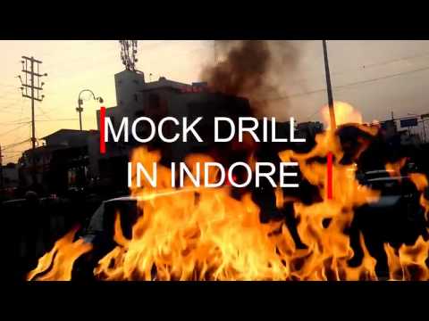 FIRE FIGHTERS MOCK DRILL IN INDORE TOWER SQUARE