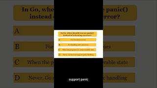 🔥 Panic or Error? 99% Get This Golang Rule WRONG! #golang #interviewquestions #coding #mcq