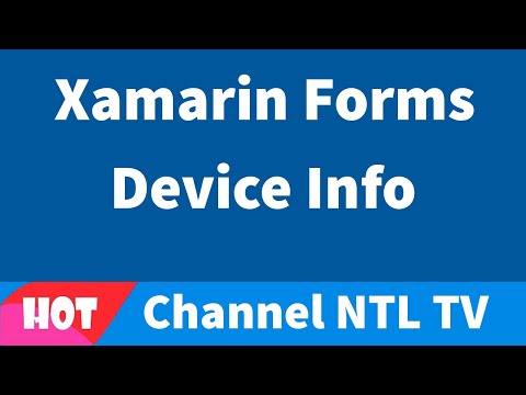 Xamarin.Essentials Device Info