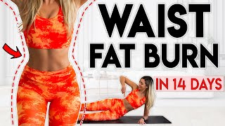 TIGHT TONED WAIST in 14 Days (burn fat) | 5 minute Home Workout