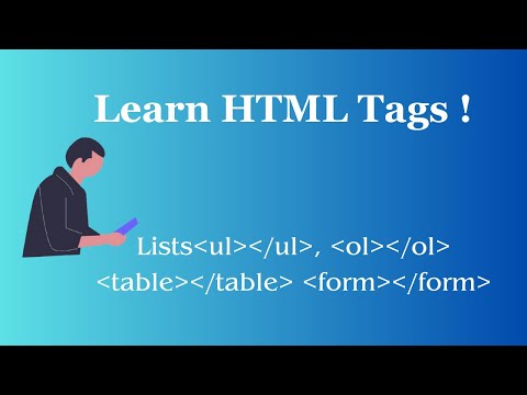 Master HTML Lists, Tables, and Forms | Beginner-Friendly Web Development Tutorial