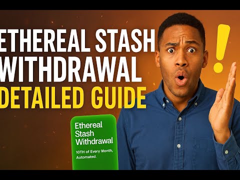 ETHEREAL STASH (DAILY TASK/JOBS) WITHDRAWAL DETAILED GUIDE #ethereal #etherealStash