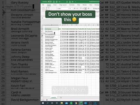 Structure your Data in excel 🔥🔥🔥 #datascience #excel