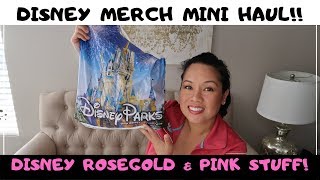 DISNEY PINK MERCH MINI HAUL | Lots of Pink stuff I bought from Disneyland!