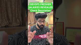 DevOps fresher salaries revealed || Check the salaries for service and based product companies 🔥