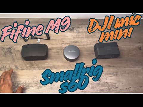 Fifine M9 VS Smallrig Vs DJI mic mini
