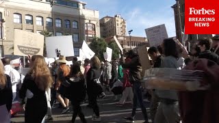 Anti-ICE Demonstration Is Held In San Antonio, Texas