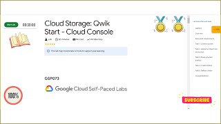 Cloud Storage: Qwik Start - Cloud Console #GSP073