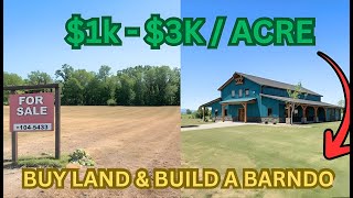 How to Buy Land and Build a Barndominium in the US (Complete Step-by-Step Guide)