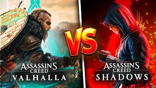 Assassin's Creed Shadows vs Valhalla | ¿CUÁL ES MEJOR JUEGO?