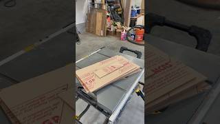 Back with the crosscut sled at the Dewalt table saw to cut down more acrylic for the laser #maker
