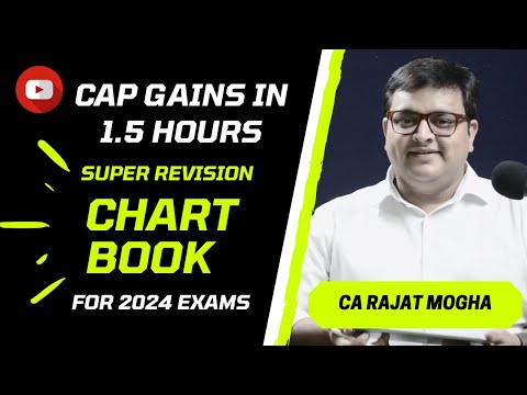 Chartbook Super revision English|  Capital gains in 1.5 hour 🔥 CA Inter Sep 2024 by CA Rajat Mogha