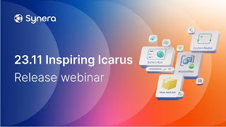 Synera 23.11 Inspiring Icarus webinar