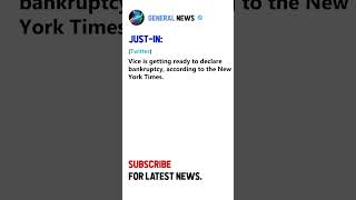 Vice Media’s Bankruptcy Filing #shorts