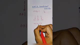 octal to hexadecimal conversion |octal to hexadecimal #computerscience #numbersystem #shorts