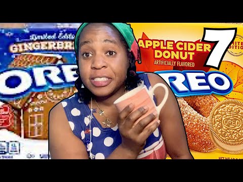Oreo Apple Cider Donut and Gingerbread Cookie Review | Vlogmas Day 7