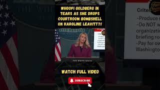 Whoopi Goldberg in TEARS as She Drops Courtroom BOMBSHELL on Karoline Leavitt?! part 6