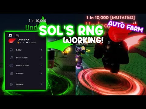 [ NEW 🔥 ] Best Sols RNG Script/Hack new update | AUTO ROLL INF LUCK | Safe | PASTEBIN 2024