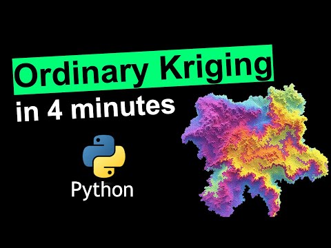 Ordinary Kriging in Python in 4 Minutes