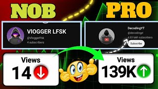 HOW TO GROW YOU R CHANNEL ~ NOOB TO PRO ​⁠​⁠@decodingyt ​⁠​⁠@Algrow #decodingyt#algrow#vairal