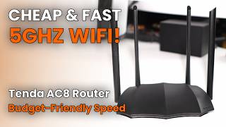 Cheap & Fast 5GHz WiFi! 🔥 Tenda AC8 Router Review – Budget-Friendly Speed