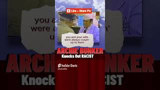 Archie Bunker Takes Down a Racist – Iconic Showdown from 70s TV! #AllInTheFamily #ShortsYT