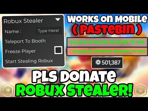 BEST PLS DONATE SCRIPT FREE ROBUX (PASTEBIN LINK 2025)