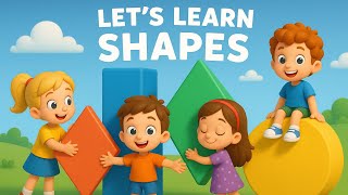 Learn Shapes for Toddlers & Preschoolers | ABC #kidsabcdstudy #shapesforkids #alphabetlearning 