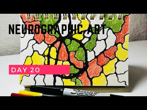 Day 20th! Neurographic Art 21 Day challenge!