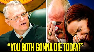Couples Reacting to Death Sentences I Courtroom Fire