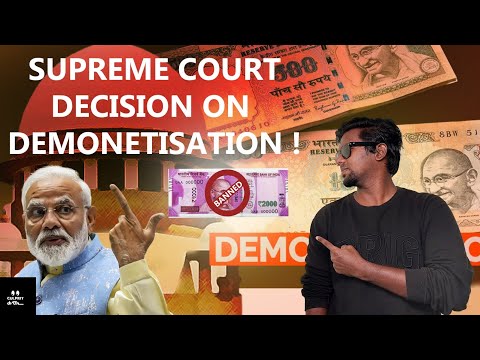 Demonetisation 2023 | Supreme Court Decision | Banned | Culprit Kadai