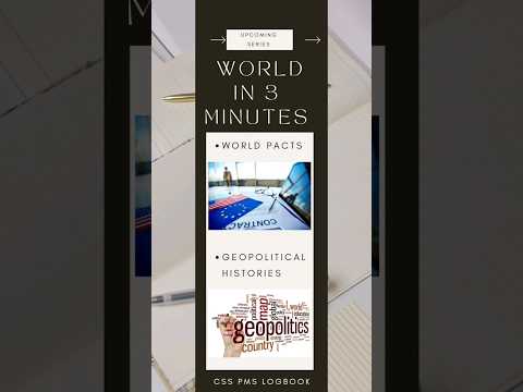 World in 3 Minutes | New Series #pms #foryou #css #ppsc #fpsc #shorts #trending #viral