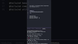 How to install TAILWIND CSS in REACT project 🤨🤨 |  #css #html #web #development #variables
