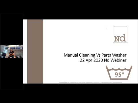Manual Cleaning vs. Parts Washer