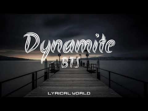 BTS - 'Dynamite' official MV (lyrics)