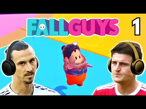 Zlatan & Maguire play FALL GUYS!